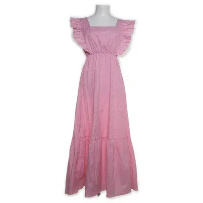 Maxi jurk (Roze, Wit) van Poheme Paris Katoen