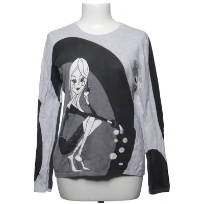 Sweater (Grå, Sort) fra Oui Bomuld