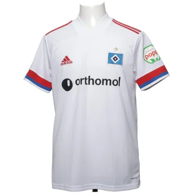 Voetbalshirt (Wit, Rood, Blauw) van Adidas Gerecycled polyester