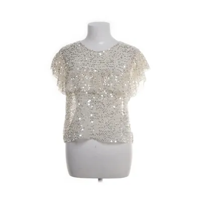 Haut (Blanc, Argent) de Zara Polyester