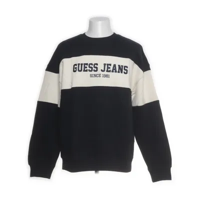 Sweatshirt (Blue, White) from Guess Jeans Cotton, Polyester