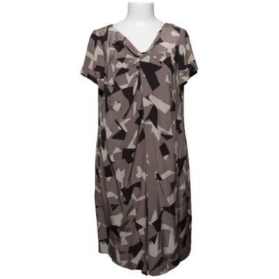 Robe (Gris, Noir, Blanc) de Fenn Wright Manson Acétate, Soie