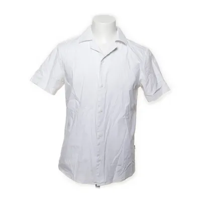 Short sleeve shirt (White) from Solid Cotton, Elastane