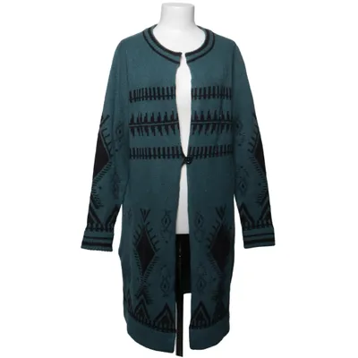 Cardigan (Vert, Noir) de Rainbow Acrylique, Fibre métallique, Polyester