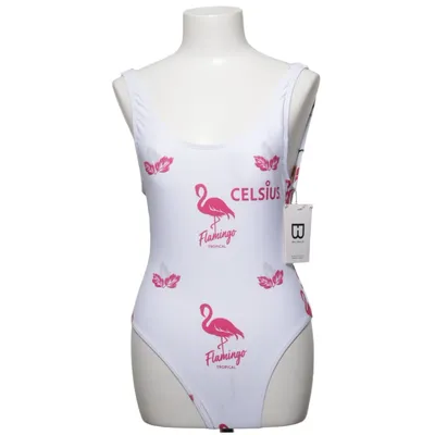 Maillot de bain une pièce (Blanc, Rose) de Ball Bralla Élasthane, Polyester