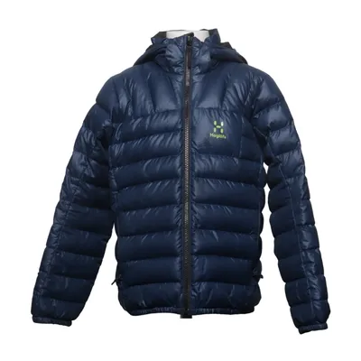 Wendejacke (Blau, Schwarz) von Haglöfs Daune, Feder, Recyceltes Polyester