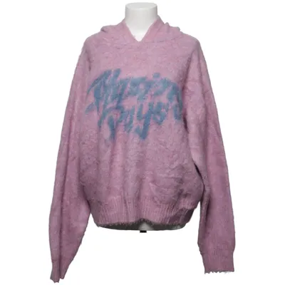 Hoodie (Pink, Blue, Multicolored) from Bershka Acrylic, Elastane, Polyester