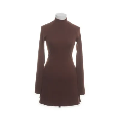 Jurk met col (Bruin) van Cider Gerecycled polyester