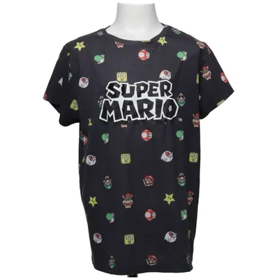 T-shirt (Black, Multicolored) from Difuzed Polyester