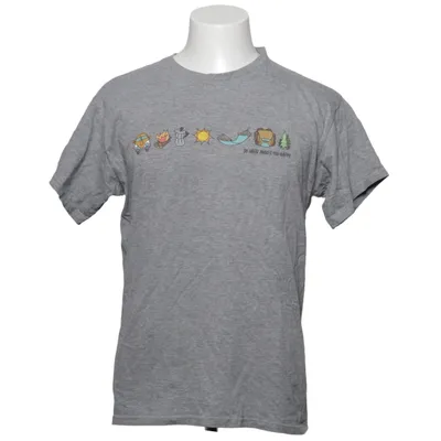 T-shirt (Grau) von B&C Collection Baumwolle, Viskose