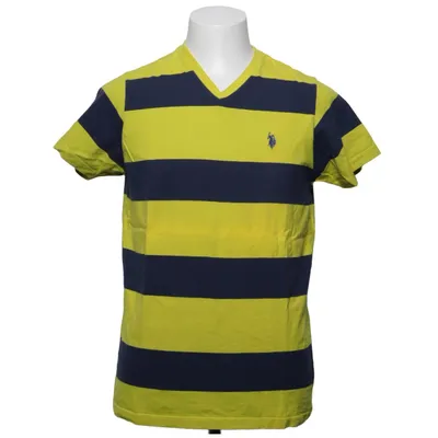 T-shirt (Jaune, Bleu) de U.S. Polo Assn. Coton
