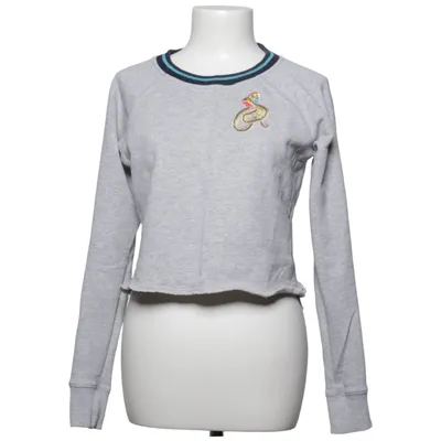 Sweatshirt (Gray) from Diesel Cotton, Metallic fiber, Polyamide, Polyester