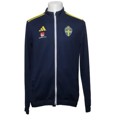 Veste de sport (Bleu, Jaune, Blanc) de Adidas Polyester recyclé