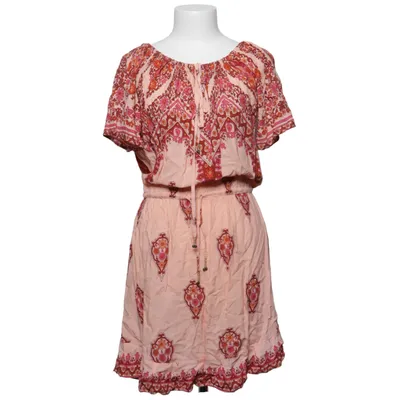 Dress (Pink, Multicolored) from Linjia Elastane, Nylon, Polyester