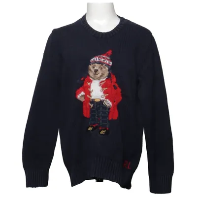Sweater (Blå, Rød, Hvid) fra Polo Ralph Lauren Bomuld, Elastan, Polyamid, Uld