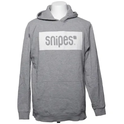 Sweat à capuche (Gris) de Snipes Coton, Polyester, Viscose
