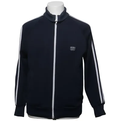 Träningsjacka (Blå, Vit) från Gulins Polyester