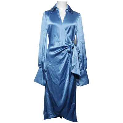 Omlottklänning (Blå) från Aéryne Acetat, Polyester