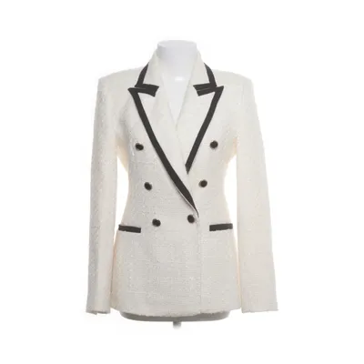 Blazer (Beige, Zwart) van Zara Acetaat, Elastaan