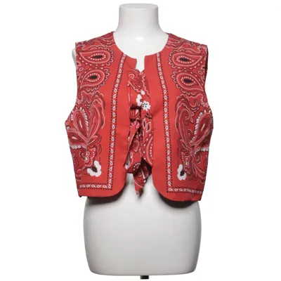 Väst (Röd, Vit, Svart) Polyester