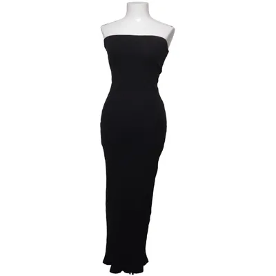 Maxi dress (Black) from Bershka Cotton, Elastane