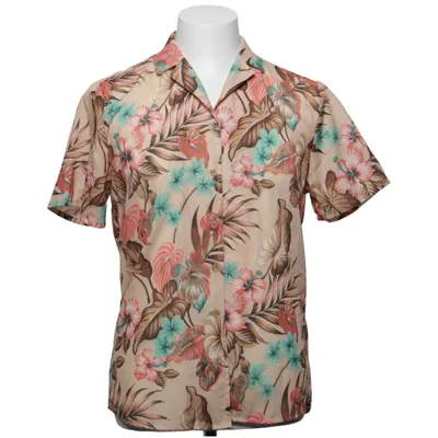 Chemise à manches courtes (Beige, Multicolore) de RVLT Revolution Coton, Polyester