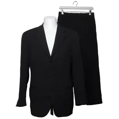 Kostym (Svart) från Emporio Armani Kupro, Polyamid, Polyester, Ull