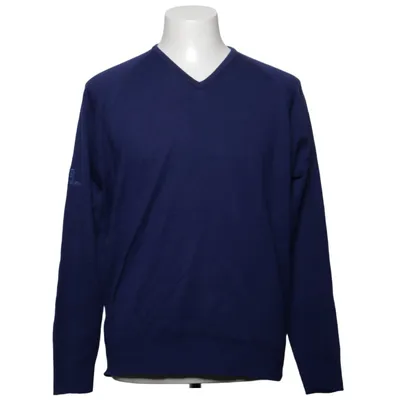 Pull-over (Bleu) de Glenbrae Laine de mouton, Polyamide