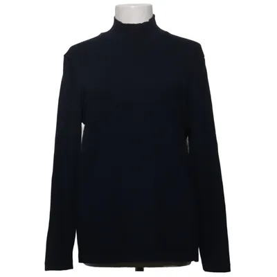 Rollkragenpullover (Blau) von Wormland Merinowolle