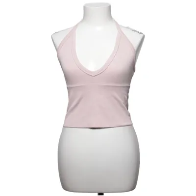 Halterneck top (Pink) fra Urban Outfitters Elastan, Polyamid