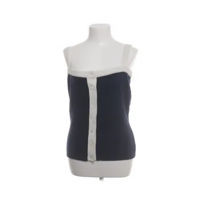 Tank Top (Blue, Beige) from Cloeys Cashmere