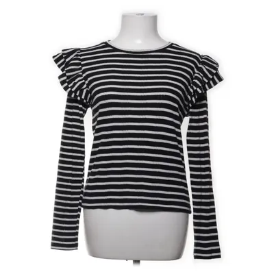 Lange mouwen shirt (Zwart, Wit) van Zara Katoen, Polyester