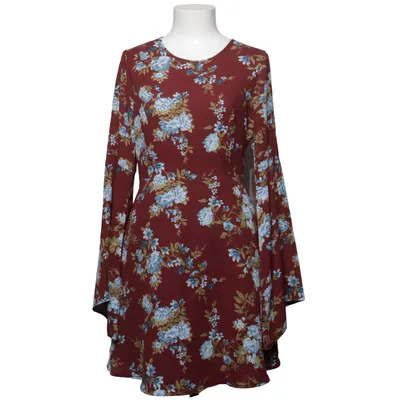 Dress (Multicolored, Brown) from Forever 21 Contemporary Polyester