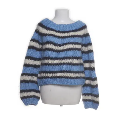 Trui (Blauw, Wit) van Ganni Mohair, Wol