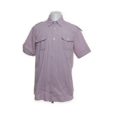 Short sleeve shirt (Purple, White) from The Scotch Co Cotton