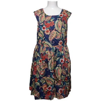 Kjole (Blå, Flerfarvet) fra Forever 21 Bomuld, Polyester