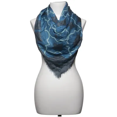 Shawl (Blue, Gray, Multicolored) from Erfurt Modal, Silk
