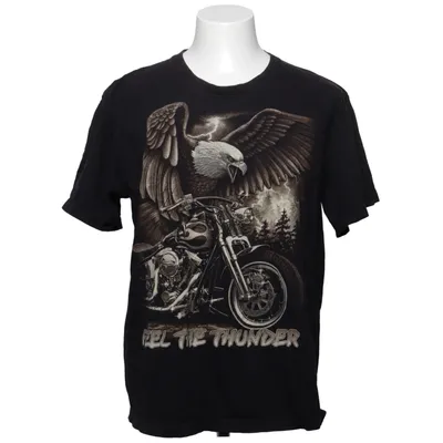 T-shirt (Svart) från Rock Eagle Bomull