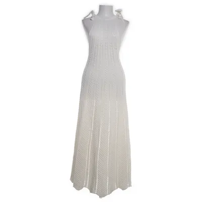 Strandklänning (Vit) från Primark Bomull, Polyester, Viskos