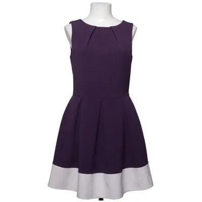 Dress (Purple, White) from Closet Elastane, Polyester