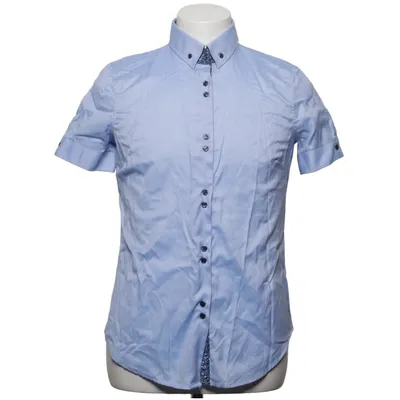 Korte mouwen shirt (Blauw, Meerkleurig) van Naracamicie Katoen, Elastaan