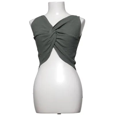 Crop top (Gris) Élasthane, Modal, Viscose