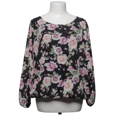 Blouse (Black, Pink, Multicolored) from Loveli Elastane, Polyester, Viscose