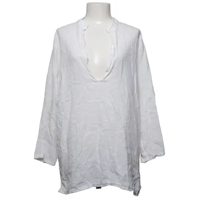 Blouse (Wit) van Staji Katoen, Linnen