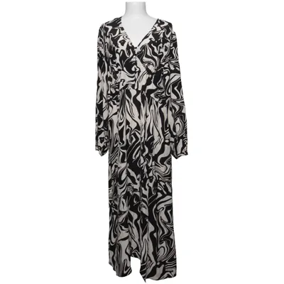 Maxikjole (Sort, Hvid) fra KappAhl Viscose