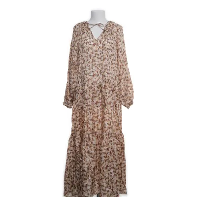 Maxi jurk (Bruin, Beige) van Arket Cupro, Viscose