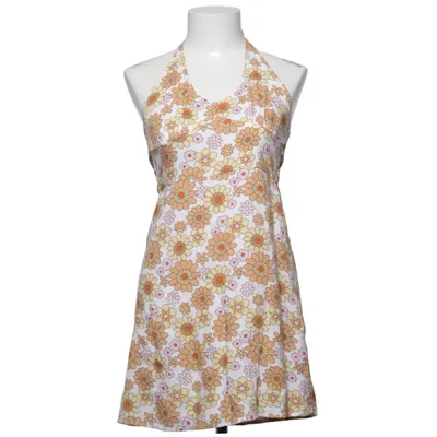 Halterneck dress (White, Multicolored) from Hollister California Elastane, Polyester, Viscose