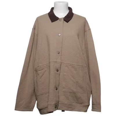 Overshirt (Beige, Brown) from Next Cotton, Elastane