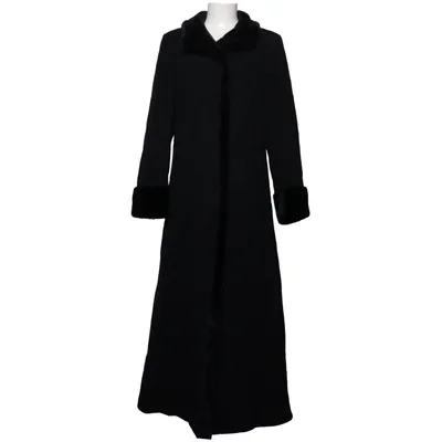 Manteau (Noir) de Hettemarks Cachemire, Polyamide, Laine