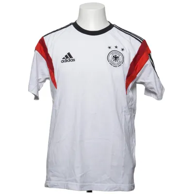 Maillot de football (Blanc, Rouge, Noir) de Adidas Coton, Polyester